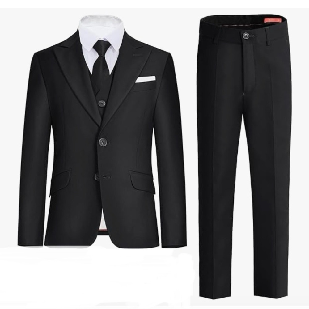 Men's Black Suit Set